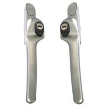 Fab&Fix Connoisseur Offset Locking Window Handle 40mm spindle Satin Chrome