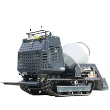 13.5HP Driven Crawler Type Drum Concrete Mixer Dumper Self Loading Concrete
