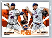 JACOB deGROM (2014-CUR) MLB Mets & Rangers - CHOOSE YOUR CARD!