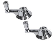 1963-64 Galaxie Vent Window Handles Crank 500xl Lh Rh Chrome Diecast New