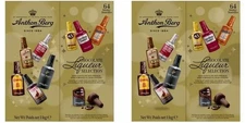 2 Anthon Berg Dark Chocolate Liqueur Bottles 64 count New  Aug  2026 2 Sets