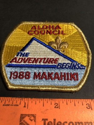 1988 Aloha Council Pow Wow Makahiki Boy Scout Patch NEW S3h