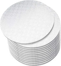 MOVINGSHOOT Spec101 round Cake Drums, 12 Inch - 12Pk White Cake Drum Boards with