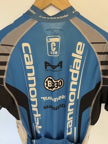 Cannondale Cycle Jersey Shimano Fusionthink | Men's | Blue/White | Medium | Rare - Picture 5 of 9
