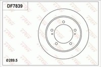 2X TRW Bremsscheibe DF7839 FüR Suzuki SN Jimny A6G SN413 16V 4WD JB33 JB43 4X4