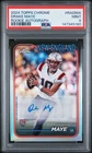 2024 TOPPS CHROME RC AUTO VARIATIONS REFRACTOR DRAKE MAYE  ROOKIE RC PSA 9