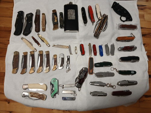Sabre Colonial Contento Pocketknife Lot Multi-Tool Wood Plastic Metal Handle