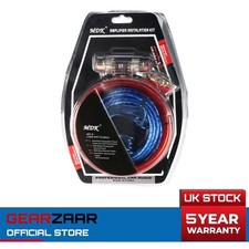 Car Audio Wiring Kit Cable Subwoofer AMP RCA UK for Edge Vibe Car Audio 1500W