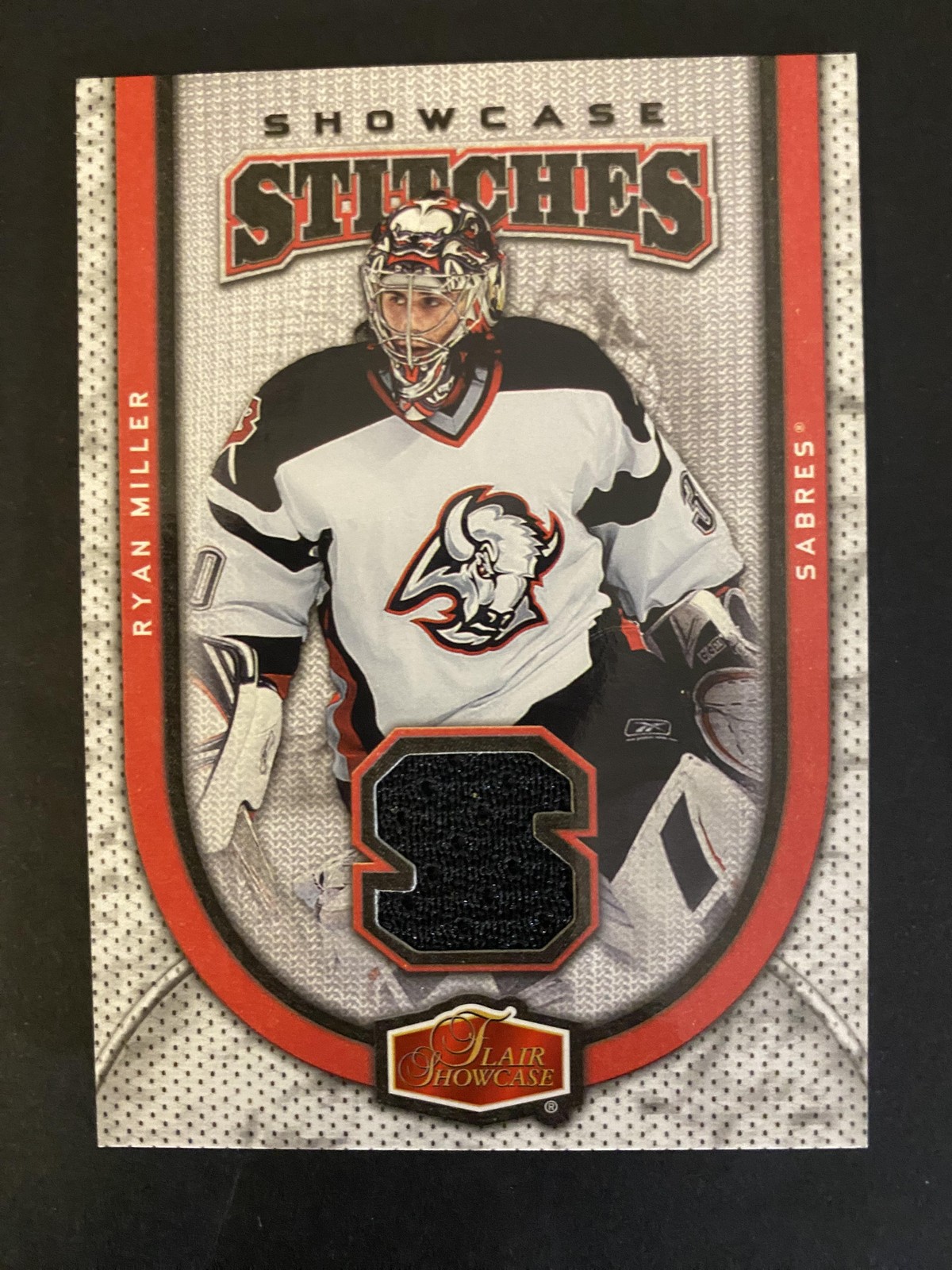 2006-07 Flair Showcase #SS-RM Ryan Miller Showcase Stitches