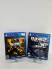 Lot of 2 Sony PlayStation 4 PS4 Call of Duty: Black Ops 4 & Call of Duty Ghosts