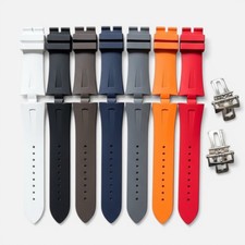 FKM Rubber Watch Strap Fits VC Overseas 47040...