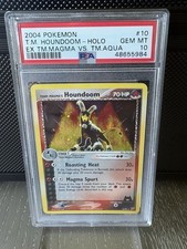 Team Magma's Houndoom 10/95 Team Magma vs Team Aqua Holo PSA 10 on eBay