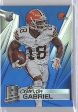 2014 Panini Spectra Rookies Blue Prizm 22/49 Taylor Gabriel #200 jn1