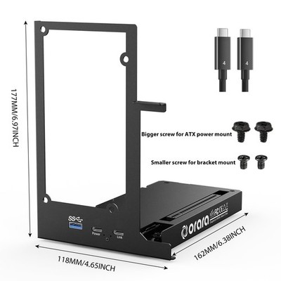 B*o様 Thunderbolt eGPU Case (Docking Stat External GPU Dock Station, Mini eGPU Enclosure Only Compatible