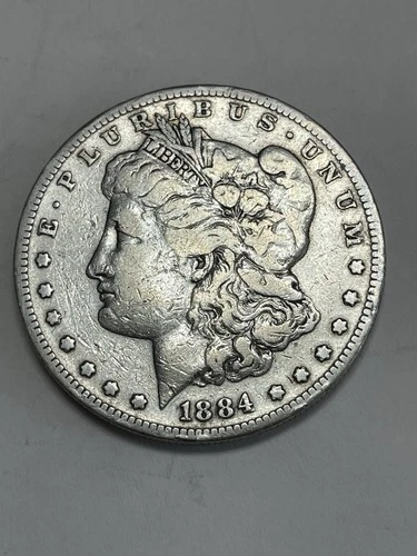 1884 S Morgan Silver Dollar Very Fine