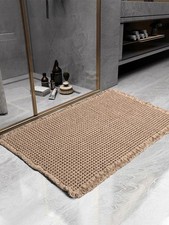 Waffle Bath Mat, Super Absorbent Non-Slip Bath Mats for Bathroom Floor, Machi...