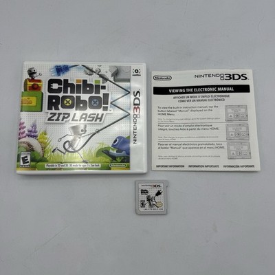 Chibi-Robo! Zip Lash (Nintendo 3DS, 2015) Complete W/ Manual Tested Works