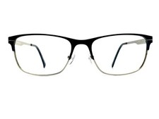 Colours By Alexander Julian Black Silver Cat Eye Glasses 54 17 140