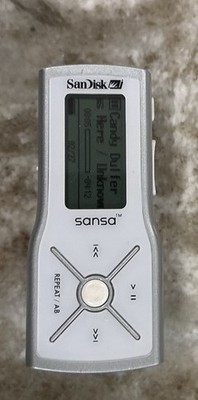 SANDISK Sansa M240 Digital Media MP3 Player 1GB SILVER - Tested