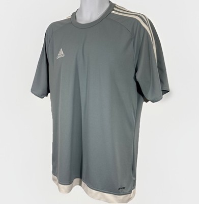 Adidas Climalite Estro 15 Training Jersey Blue White Mens L 04/17 S16151