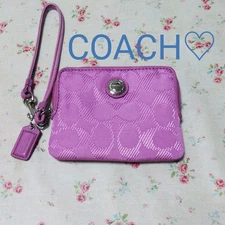 Coach wallet coin case card case mini wallet pouch COACH unused