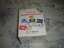 learnworx My First Spanish Flashcards 101 unique designs - 12 months  - NIB
