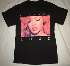 Rihanna Loud Tour Album Concert Black Short Sleeve T-shirt Unisex S-5XL