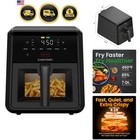 Air Fryer Convection Oven 7 Qt Space Saving Fast Cooking Crisp Food