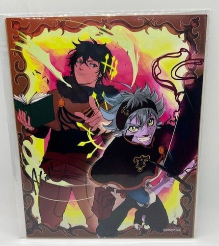 BAM Anime ~ Ashley Riot Signed Black Clover Art Print 509/2500 8X10 COA ...