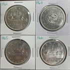 1961 1964 1965 1966 Lot Of 4 Canada Silver Dollars