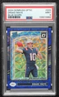 2024 Panini Donruss Optic Blue Scope Prizm Drake Maye PSA 9 MINT Rookie RC