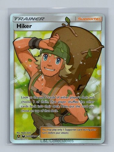 Hiker #SV85/SV94 Hidden Fates: Shiny Vault Shiny Holo Rare