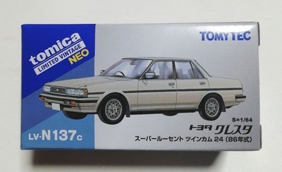 Tomica Toyota Cresta Limited Vintage Neo 1986 Super Lucent Beige Modellauto