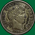 1914 Barber Dime Silver Choice Extremely Fine XF+ Coin #28960