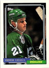 1992-93 Topps #23 Andrew Cassels Hartford Whalers