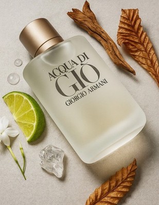 Giorgio Armani Aqua Di Gio Men's 3.4 oz EDT Authentic Men s Cologne Spray