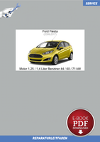 PDF Ford Fiesta (2008-2017) Reparaturleitfaden Motor 1,25/1,4 Liter Benziner