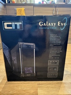 CiT Galaxy Evo PC Gaming Case AMD A8 6600K CPU Gigabyte Motherboard DVD