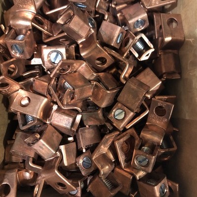 NSI Industries DE-705 Offset Copper Single Mechanical Lugs 2-8 AWG Lot 92 NEW