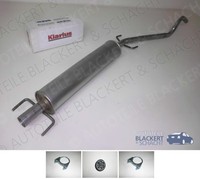 Auspuff Mitteltopf + Anbauteile für Opel Astra H Twintop 1.8 2005-