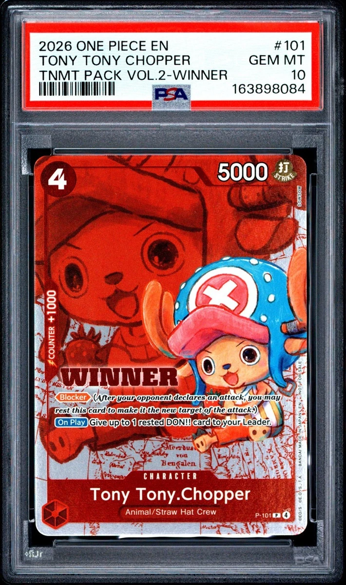 ONE PIECE 英語版 チョッパー WINNER P-101 25+ Tony Tony.Chopper P-101 One Piece Promotion Cards for sale