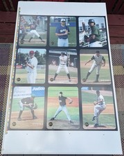 RARE! 2002 Just Minors (9) 8x10 BLACK Photos UNCUT 28x40 - Loney Gross Kotchman