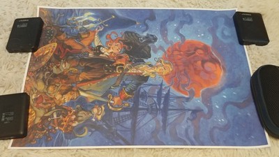 Secret of Monkey Island Poster - Steve Purcell 329/350 Lucasarts PC Amiga