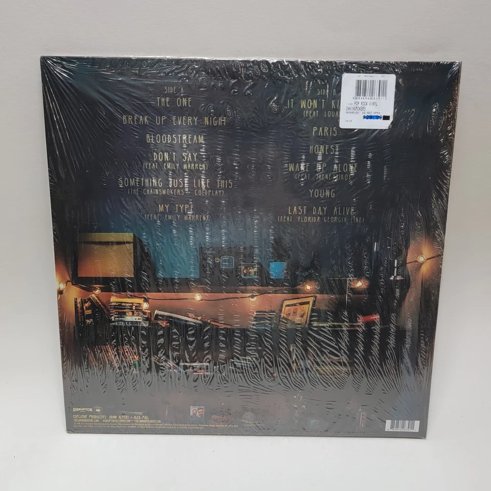 The Chain Smokers, Memories Do Not Open LP Translucent Gold ,Record New Sealed - Image 2 of 2
