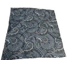 Neu! TM Lewin Blue-Mix Paisley Einstecktuch