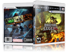 Brutal Legend Replacement PS3 Cover and Case. NO GAME