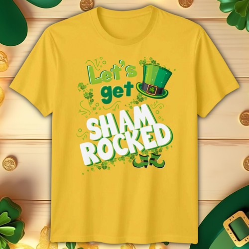 Let's Get Shamrocked Hombres Mujeres Divertidas Camisetas Día de San Patricio Camiseta Irlandesa #STPD - Imagen 18 de 20