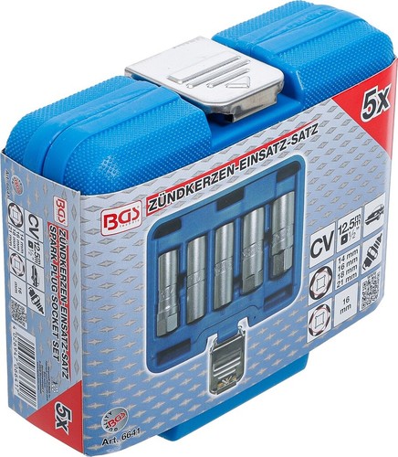 6-teiliges Zündkerzen-Schlüssel-Set – T-Schraubenschlüssel Mit Stecknüssen, 8-19 Mm