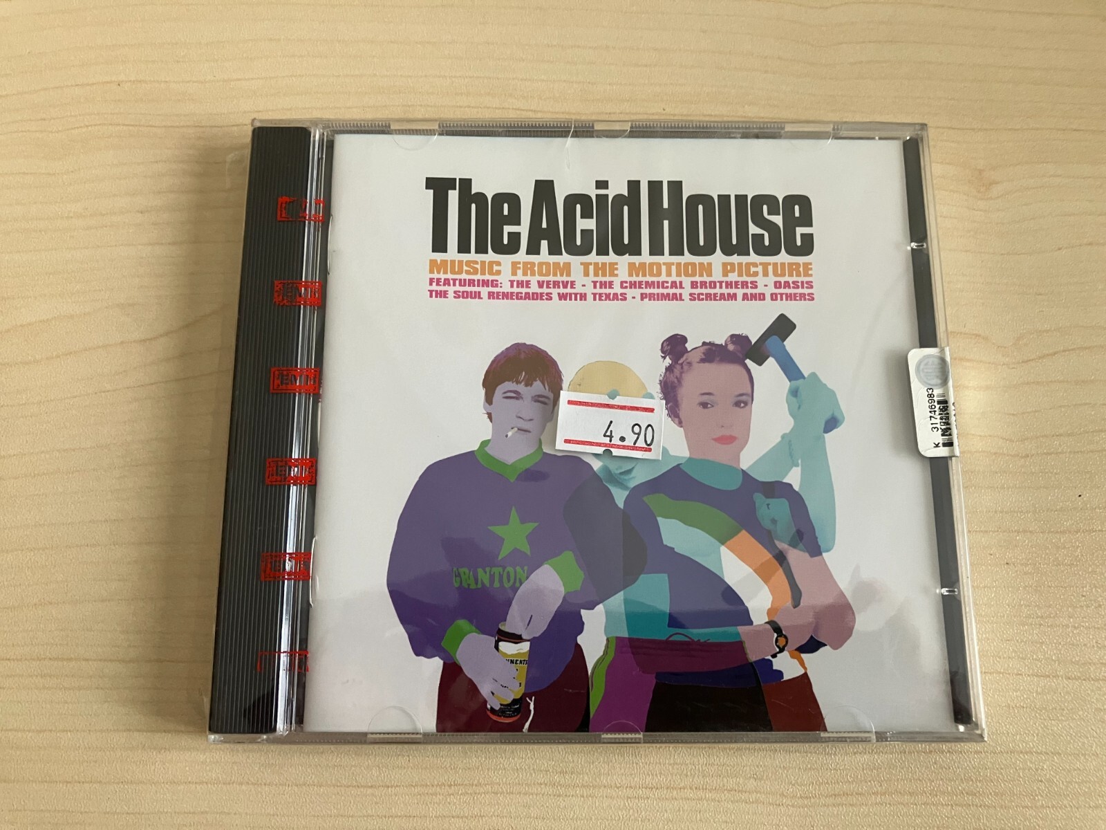 The Acid House _ CD Soundtrack OST _ 1998 Italy SEALED Verve Oasis Primal Scream