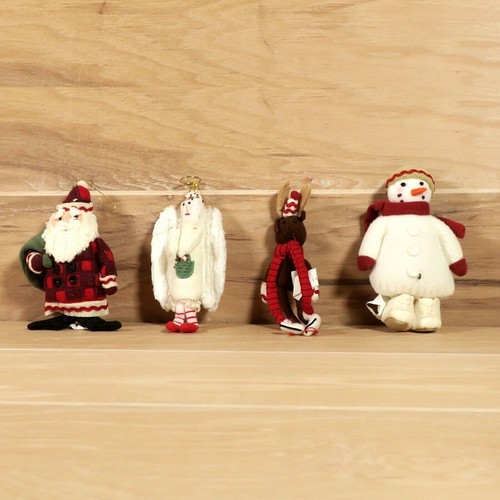 2002 Hallmark Keepsake Ornament Santa And His Sweetest Friends Set of 4 - Picture 6 of 9